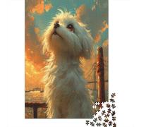 Coton De Tulear 1000 Pièces Puzzles Cadeau Intéressants De l'art De La Décoration Moderne Adultes Et Enfants Dès 12 Ans 1000pcs (75x50cm)