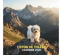 Coton De Tulear 2026 Calendar: Fluffy Companion Portraits • U.S. Dates Marked • Monthly Grid Format • Glossy Softcover | 8.5 × 8.5 in