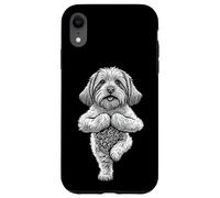 Coton de Tulear Asana Arbre de Yoga pour Chien Coque pour iPhone XR