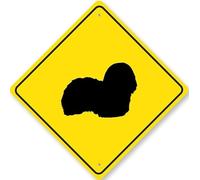 Coton de Tulear Dog Diamond Sign