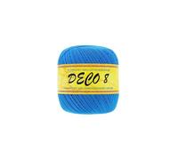 Coton Déco 8 Bleu - Distrifil - Pelote de coton