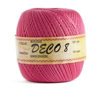 Coton Déco 8 Fuschia - Distrifil - Pelote de coton