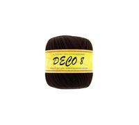 Coton Déco 8 Marron - Distrifil - Pelote de coton