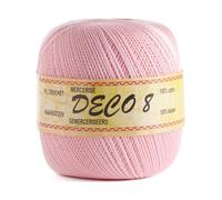 Coton Déco 8 Rose clair - Distrifil - Pelote de coton