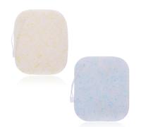 Coton Demaquillant Lavable, 2 Pièces Lingette Demaquillante Lavable, Eponge Visage Reutilisable, Pads Demaquillants, pour Nettoyage du Visage
