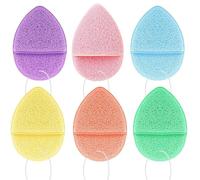 Coton Demaquillant Lavable, 6 Pièces Lingette Demaquillante Lavable, Eponge Visage Reutilisable, Pads Demaquillants, pour Nettoyage du Visage