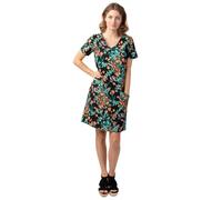 Coton Du Monde | Robe Coton Femme Manches Courtes Claudia imprimé Floral coloré 42