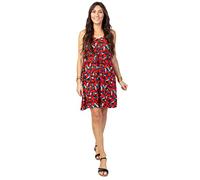 Coton Du Monde | Robe Courte à Bretelles Lena Fleurie 42