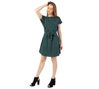 Coton Du Monde | Robe Courte ceinturée Miranda imprimé Ethnique Bleu 50