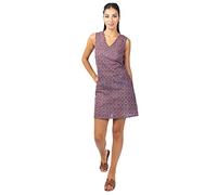 Coton Du Monde | Robe Courte Diana Coton sans Manches col V imprimé Ethnique Rose 42