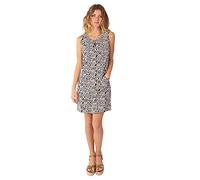 Coton Du Monde | Robe Courte en Coton Marla sans Manches imprimé Africain 36