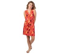 Coton Du Monde | Robe Courte Fleurie Femme été JALYA découpe Dos Original 44