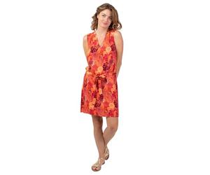 Coton Du Monde | Robe Courte Fleurie Femme été JALYA découpe Dos Original 44