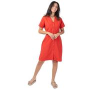 Coton Du Monde | Robe Courte Manches Courtes Albertine Unie Terracotta 46