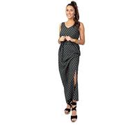 Coton Du Monde | Robe Longue Fendue à Larges Bretelles Savana imprimé Ethnique 38