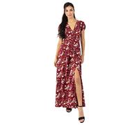 Coton Du Monde | Robe Longue Fluide Marbella imprimé Paon 40