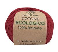 Coton écologique Pelote 50 g (rouge - 66)