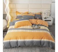 Coton Floral Quilt Cover Taille De Reine Ultra Doux Confortable Housse De Couette avec Fermeture Éclair Entretien Facile Décoratif Parure De Lit avec Housse De Couette (Color : E, Size : 220X240CM(8