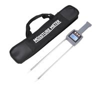 Coton Humidity Metter LCD Portable Affichage numérique Handheld Cotton Moisture Tester pour Les graines de Coton ABS ABS INOXEUX Acier 458MM