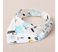 Coton Infant Triang Eau Serviette Densité Section Section Nouveau-Né Hommes Et Femmes Bébé Snap Double Face Automne Et Hiver Bavoir Blanc