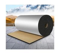 Coton isolant thermique autocollant, coussin d'isolation phonique en aluminium réfléchissant, mousse isolante, adapté aux voitures, garages et murs(1*1m/3.2*3.2ft,10MM(THK))