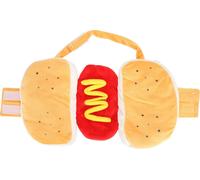 Coton jaune animal de compagnie Hot Dog robe hamburger vêtements chauds provisions pour dogy vivre s