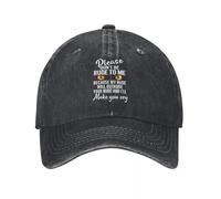 Coton Lavage S’il Vous plaît Don_t Be Rude to Me Denim Hat Chapeau léger Femmes Casquette de Baseball pour Hommes ventiler