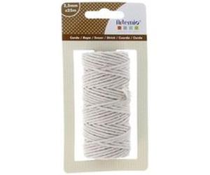 coton macramé 2.5mmx25m blanc - artemio 13030108 Blanc G