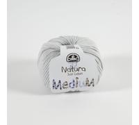 Fil à crocheter - DMC - Natura Medium - 100% coton - 32 coloris - Gris Eléphant N° 12