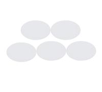 Coton Panneau de Peinture Blanc Ovale pour Artistes, 5 Pièces | Carton Papier Épais, Usage Acrylique et Esquisse, Format Portable pour Ateliers, Étudiants et Cours