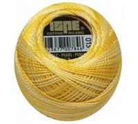 Coton perlé ISPE N°8 - 10GR - Distrifil(...) - 0013 Jaune 0013 Jaune