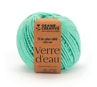 Coton pour macramé ø 2,5 mm x 80 m - vert d'eau