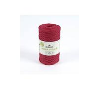 Fil DMC - Nova Vita 4 - Coton recyclé - 250 g - Couleur Framboise - Macramé, Crochet, Tricot