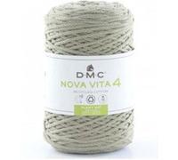 DMC Garn Fil Nova Vita 4 – Coton recyclé 250 g – Kaki – Macramé, Crochet, Tricot