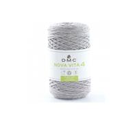 DMC Garn Fil Nova Vita 4 Coton recyclé 250 g Gris beige Macramé Crochet Tricot