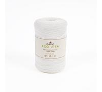 Coton Recyclé Eco Vita Tape Yarn - 250gr - Dmc 01 Blanc Blanc