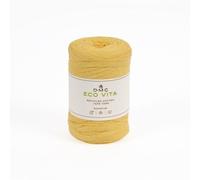 Coton Recyclé Eco Vita Tape Yarn - 250gr - Dmc 09 Jaune Jaune