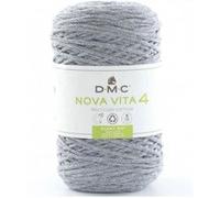 Fil DMC - Nova Vita 4 - Coton Recyclé - 250 g - Gris Clair - Macramé, Crochet, Tricot