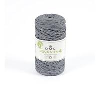 Fil Coton Recyclé Eco Vita Metallic 4mm Col. 12 Gris