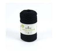 Coton Recyclé Macramé Nova Vita 4 (250gr) ! - Dmc - Certifié Oeko-Tex 072 Noir