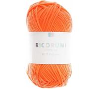 Coton RICORUMI NEON FLUO pour Amigurumi, mini pelote 25g N01 Orange