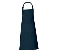 coton Tablier bleu foncé Tabliers Homme et Femme Noir Cuisine Hôtel Restaurant et Barbecue avec poche et bandoulière réglable 89x69 cm