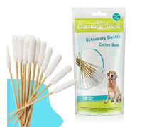 Coton tige chien L/XL - Pack 30 Coton Tige pour le Soin des Oreilles pour Chiens de Grande Taille, Nettoyage Sécurisé, Efficace et Doux - Ultra-Absorbant - Elaboré par un Vétérinaire Français