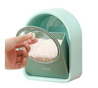 Coton-tige transparent, boîte de rangement cosmétique,Boîte de rangement de bureau étanche à la poussière - Porte-papeterie multifonctionnel, boîte à maquillage murale pour rouges à lèvres