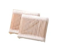 Coton-tiges à Double Embout 500 Pièces, Manche en Bois Traité | Entretien D’Objets Délicats, Nettoyage des Oreilles, Trousse de Maquillage, Salle de Bains, Doux au Toucher