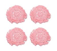Coton Tile tissé Coucteurs de Boisson Pildel Rond Round Elegant DIY Lipstick Pot Pads Mats pour la décoration intérieure (Rose)