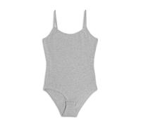 Cotonella, Body avec Fines Bretelles en Tissu - l'entrejambe s'ouvre et s'ajuste par des agrafes - Jersey de Coton Doux et bi-élastique - Art. GD008