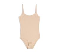 Cotonella, Body avec Fines Bretelles en Tissu - l'entrejambe s'ouvre et s'ajuste par des agrafes - Jersey de Coton Doux et bi-élastique - Art. GD008