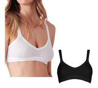 Cotonella, Brassière en Coton Bi-élastique avec Bords Ultra-confortables | Modèle confortable sans armatures, Art. GD065