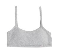 Cotonella, Brassiere en coton doux avec bonnets amovibles et bretelles réglables - Art. ADD22, gris, L